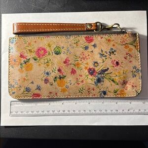 Patricia Nash Leather Wristlet